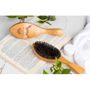 Silkstorm Natural Wood Hard Handle Wave Brush