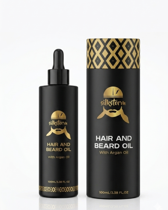 Silkstorm Hair and beard oil- With Argan oil infusion