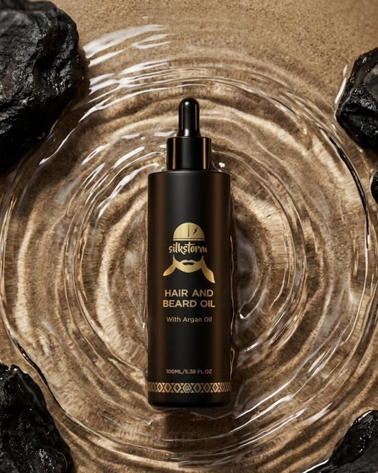 Silkstorm Hair and beard oil- With Argan oil infusion