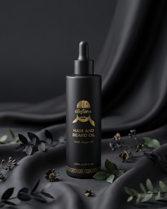 Silkstorm Hair and beard oil- With Argan oil infusion