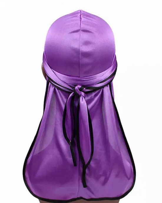Silk Durag with Black Edges collection