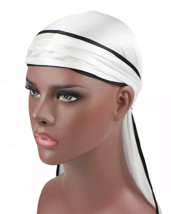 Silk Durag with Black Edges collection