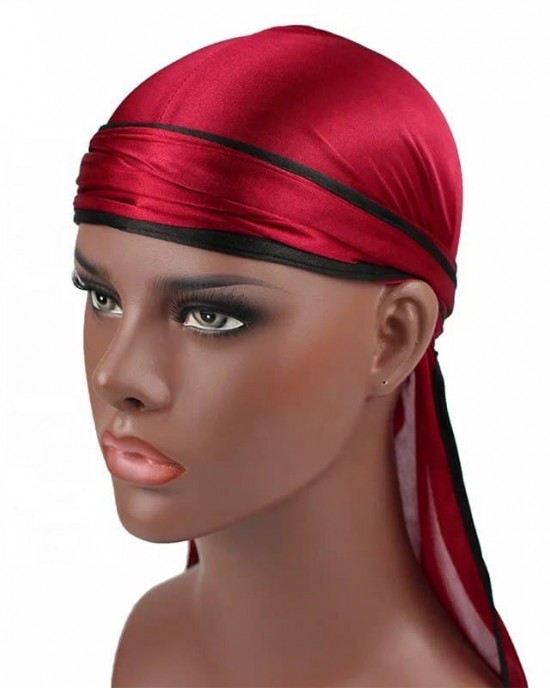 Silk Durag with Black Edges collection