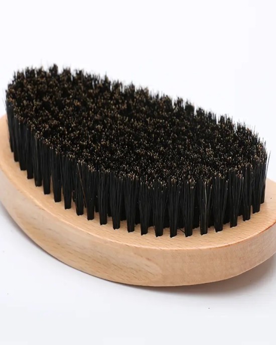 Silkstorm Hard natural wood palm wave brush